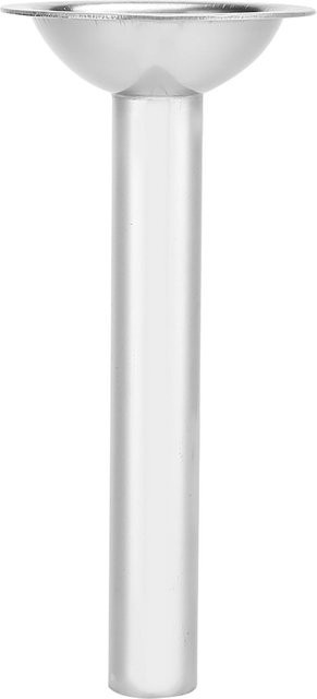 CosyHome Edelstahl Wurstfüller Füllrohr für manuellen Fleischwolf in Silber mit Durchmesser 24mm - Bild 1