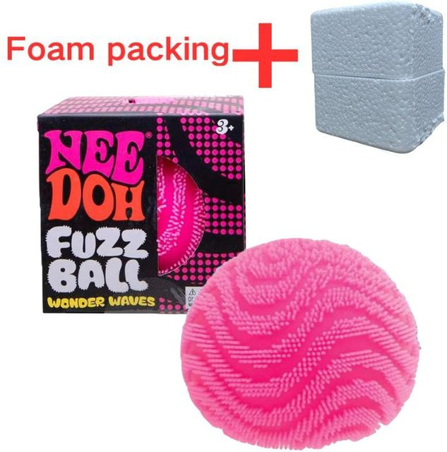 Schylling Nee Doh Fuzz Ball, Weicher Quetsch-Stressball - Bild 1