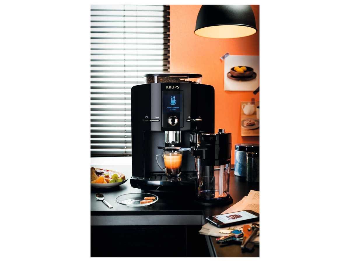 KRUPS Kaffeevollautomat Latt´Espress EA8298 in Schwarz mit Milchbehälter - Bild 2