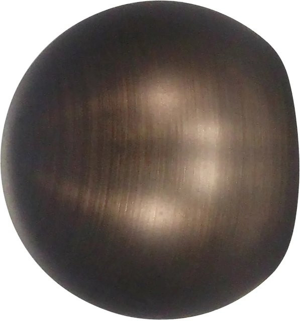 Mydeco Gardinenstange-Endstück Ball in Bronze aus Metall, Durchmesser: 2,5 cm - Bild 1