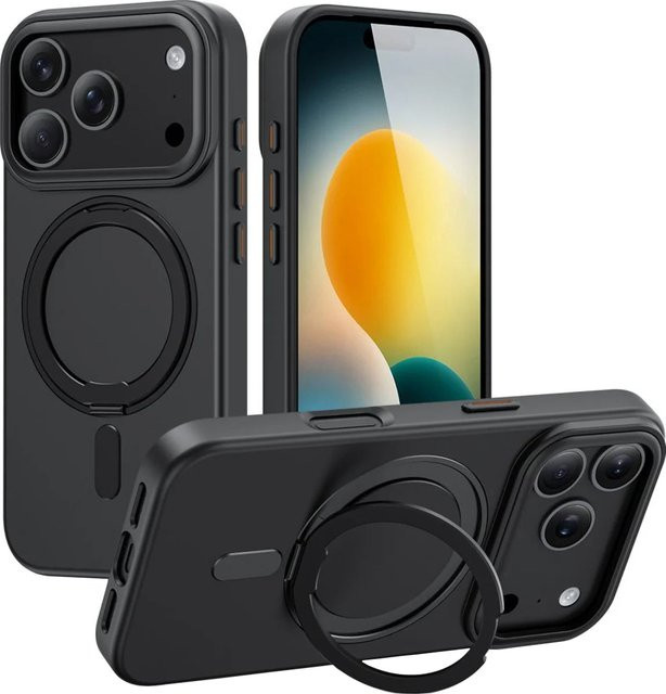 Tech-Protect MagRing MagSafe Hülle für Apple iPhone 17 Pro, Schwarz - Bild 1
