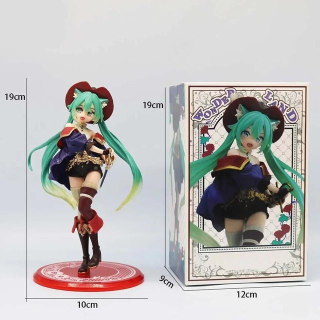 Fashnics Hatsune Miku Anime Miku Harzfigur, Mädchenfigur, Grau, ab 14 Jahren - Bild 1