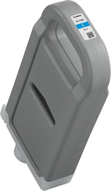 Canon PFI-3700 C Cyan Original Tintenbehälter 700 ml für imagePROGRAF GP-4600S, GP-6600S, PRO-2600, PRO-4600, PRO-6600 - Bild 1