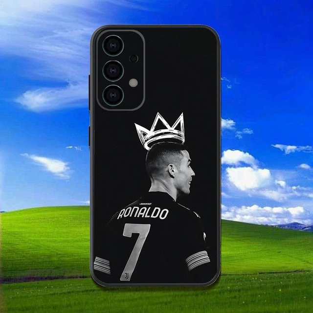 R-Ronaldo Cool CR7 Handyhülle für Samsung Galaxy A13 A21s A22 A31 A32 A52 A53 A71 A80 A70, weiche Schale, Schwarz - Bild 1