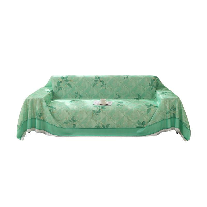 Super Six Universal Sofa-Bezug aus Eis-Seide in Grün mit floralem Design, B/B: 180 x 130 cm - Bild 2