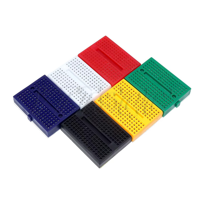 6-teiliges Mini-Breadboard-Set SYB-170 mit 170 Verbindungspunkten in Multicolor für Arduino und Raspberry Pi - Bild 2