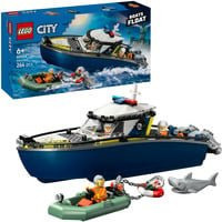 LEGO City 60456 Verfolgungsjagd im Polizeiboot Konstruktionsspielzeug - Bild 1
