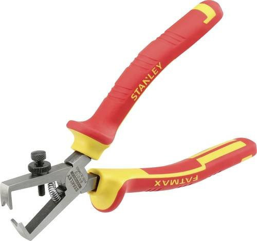 Stanley FatMax Abisolierzange VDE aus gehärtetem Stahl in Rot, Länge: 160 mm - Bild 1