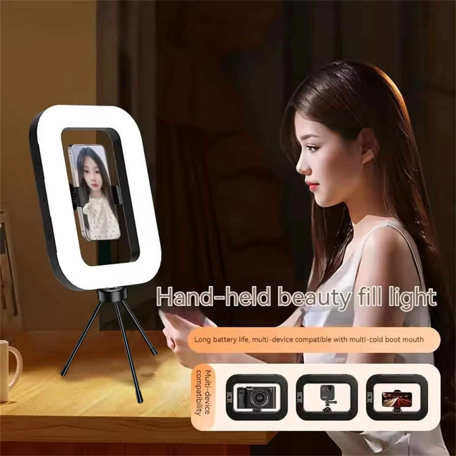 FANGTUOSI Tragbares Ring-LED-Akku-Fill-Light für Live-Fotografie und Selfies mit Mobiltelefonen - Bild 3