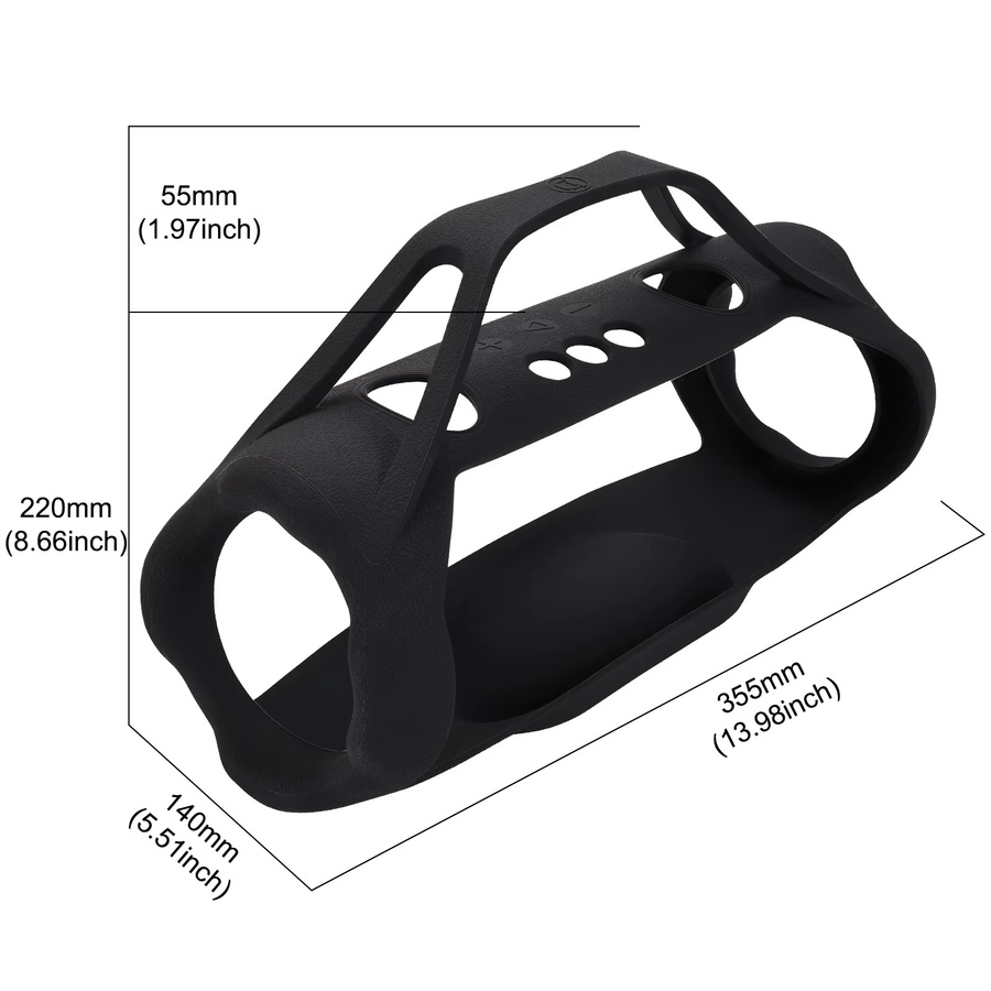 Stoßfeste Outdoor-Reisetasche für JBL Xtreme 5 Bluetooth-Lautsprecher in Schwarz oder Grün - Bild 4