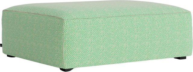 HAY Mags Soft Ottoman Small Polsterhocker in Grün mit minimalistischem Design - Bild 1
