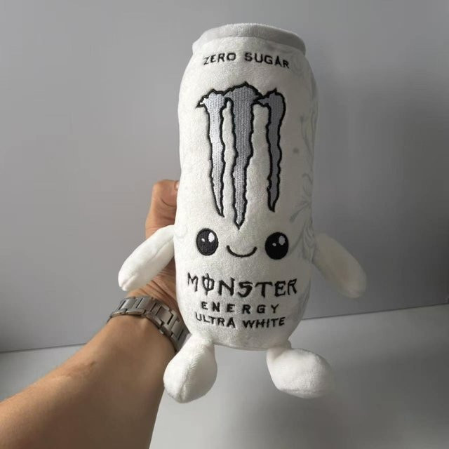 Potdemiel Monster Energy, Plüschspielzeug, weiße Stoffpuppe - Bild 1