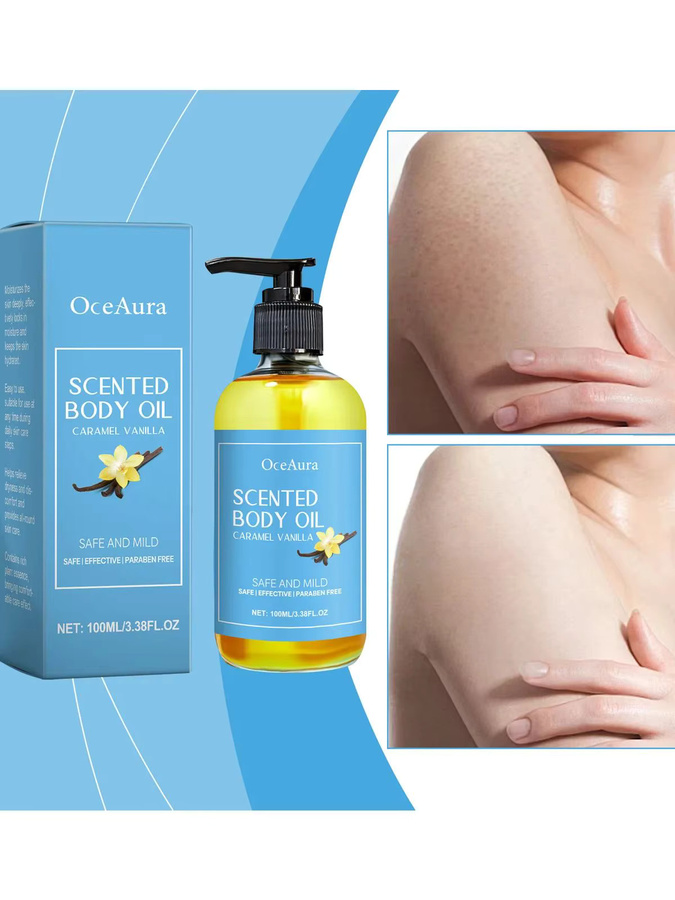 ouhoe Körpermassageöl Karamell-Vanille, 100 ml, Unisex - Bild 6