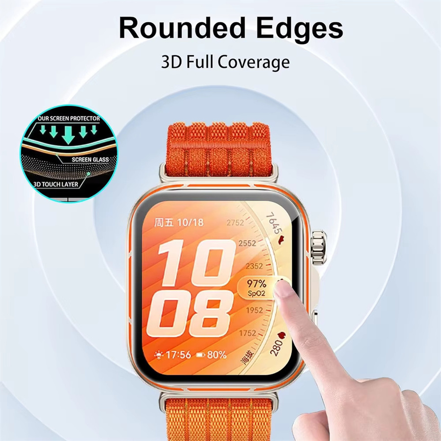 HUBANDE Smartwatch-Displayschutzfolie, Huawei, transparent, Unisex - Bild 2