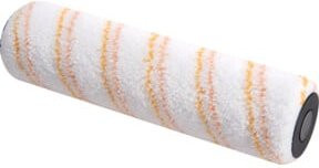 FRIESS-TECHNO-PROFI Maler-Farbwalze Microstreif in Weiß, Breite: 18 cm, Florhöhe: 9 mm, fusselfrei und für wasserbasierte sowie lösungsmittelbasierte Farben geeignet - Bild 1