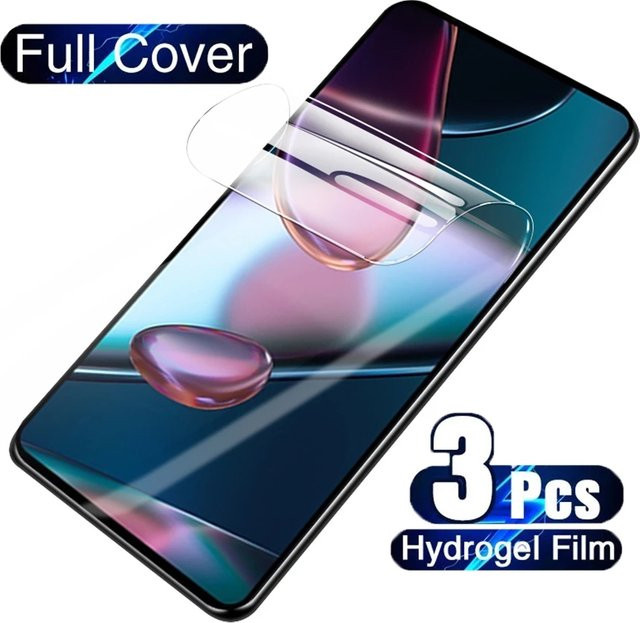 3er-Set Hydrogel-Displayschutzfolien für Motorola G100 G56 G04s G05 G06 G15 G14 G23 G24 G34 G54 G75 G84 G96 5G in Transparent - Bild 1