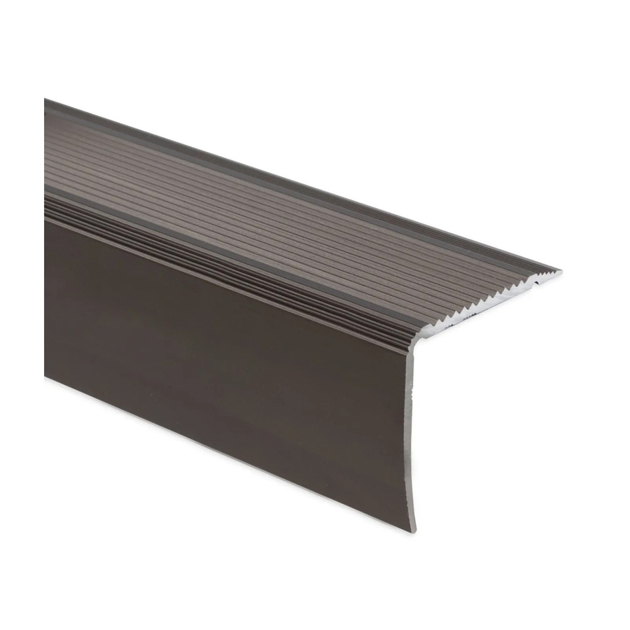 KARAT Treppenkantenprofil Integral Form L aus Aluminium, selbstklebend, Bronze, B/H/L: 30 x 20 x 1340 mm - Bild 2