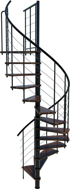 Minka Spindeltreppe Venezia Smart Schwarz für Geschosshöhen bis 305 cm - Bild 1