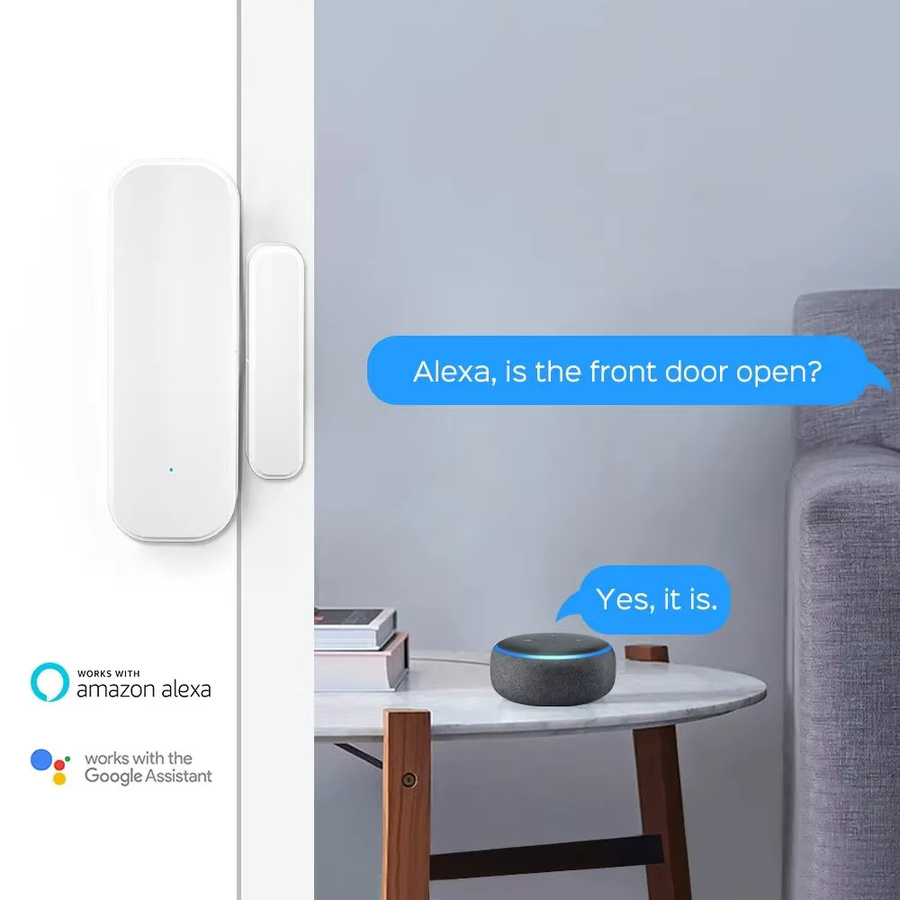 Tuya Zigbee Türsensor und Fenster Magnetsensor in Weiß für Smart Life und Tuya Zigbee Gateway (Benötigt Tuya Zigbee Gateway Hub) - Bild 4