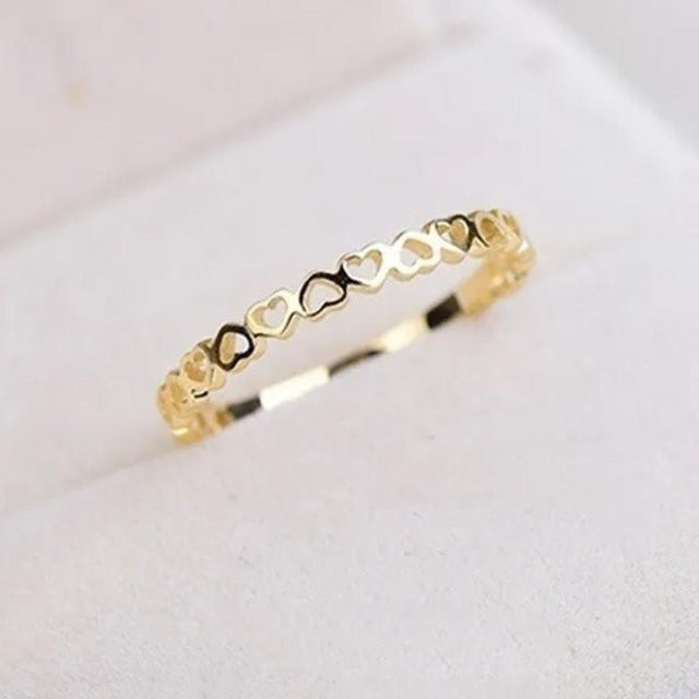 YIRAN Jewelry Fingerringe, Kupfer, Zirkonia, Gold, Damen - Bild 1