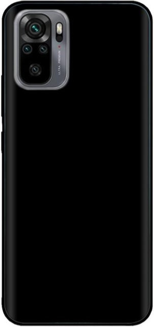 Silikon Schutzhülle für Xiaomi Redmi Note 10, Note 10S und Redmi Note 10 Pro Globale Version in Schwarz - Bild 1