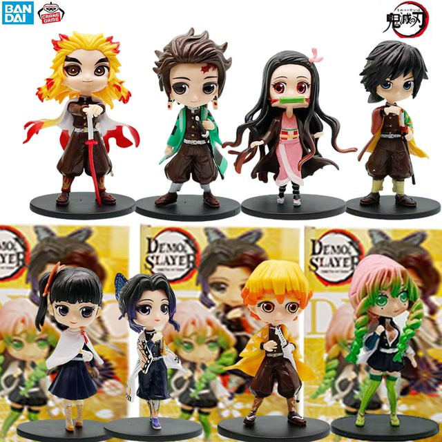 8Style Demon Slayer Kimetsu No Yaiba Q-Version Figuren, 8-teiliges Set - Bild 1