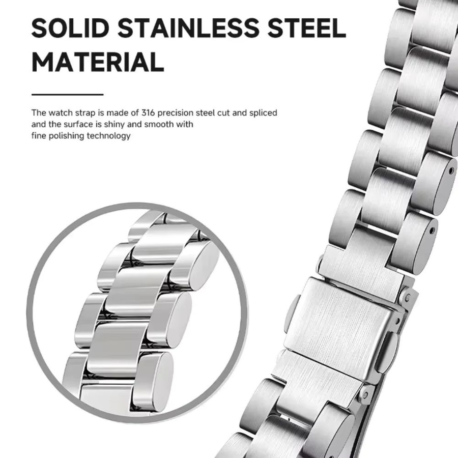 Uhrenarmband Edelstahl, 18 mm, Unisex - Bild 2