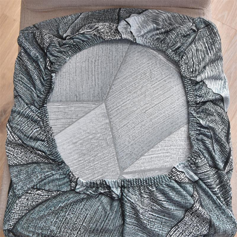 S-EMIGA Style Stretch Stuhlbezug für Esszimmer und Bürostühle aus elastischem Material, Grau - Bild 1