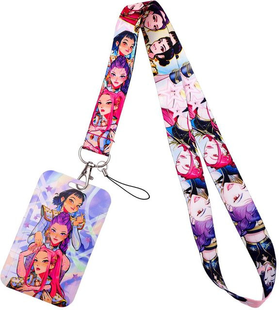Kpop Dämonen Mädchengruppe Charme Lanyard, Schlüsselanhänger, Unisex - Bild 1