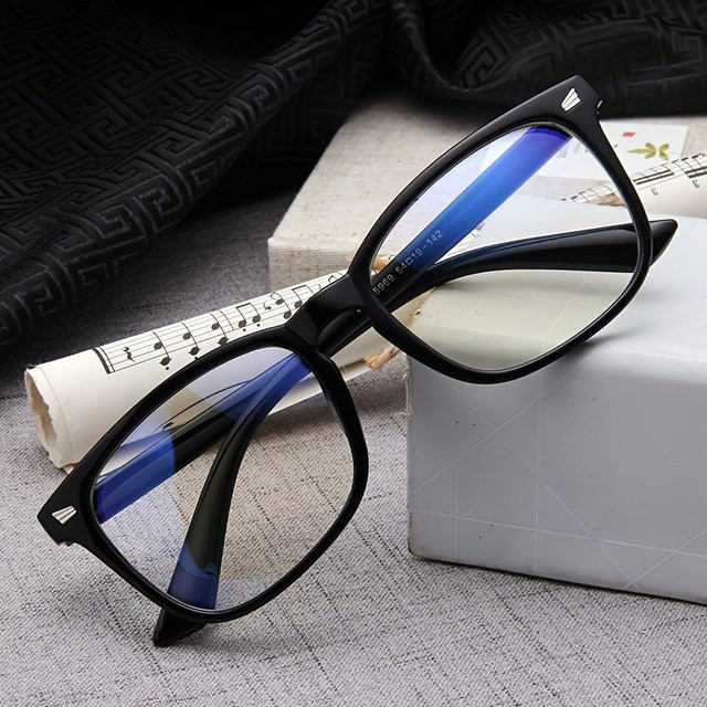 DIXSG Computerbrille Herren, Vollrand, Schwarz, Kunststoff - Bild 1