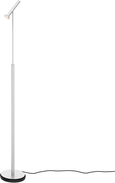 Baltensweiler Topoled S LED-Stehleuchte aus Aluminium in Silber, dimmbar, warmweiß (2700K), Höhe: 178 cm, Breite: 9 cm, Tiefe: 9 cm - Bild 1
