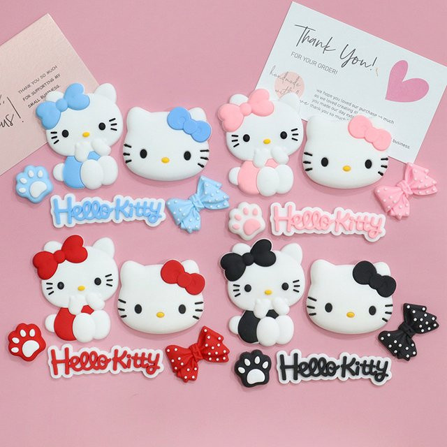 Mesuca Schuh-Charms Set, Bunte Schleifen & Pfotenabdruck, Kinder - Bild 1