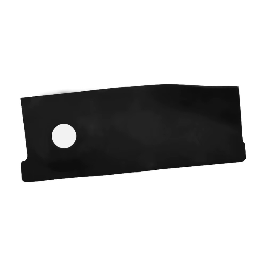 Masport Rasenmäherklingen Set aus Metall mit Schrauben, 4 Stück, B: 125 mm, H: 45 mm, Schwarz - Bild 3