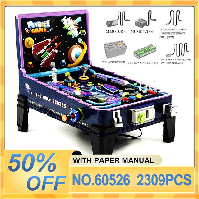 GULY 60526 Technische MOC-Idee, Spielmaschine, Flipper, Baustein - Bild 1