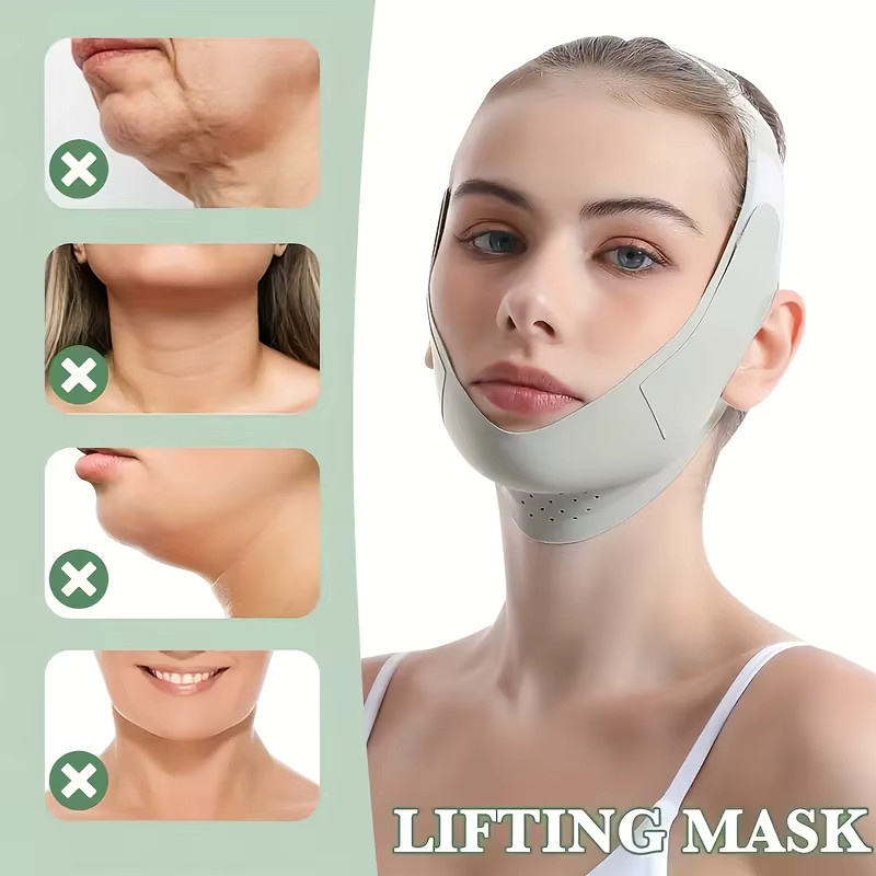 Graphene V-förmiges Facelift-Band, Unisex, atmungsaktiv, wiederverwendbar - Bild 3