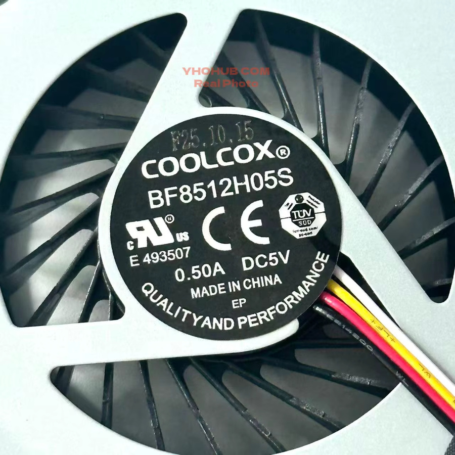 COOLCOX BF8512H05S DC 5 V 0,50 A 4-Draht-Server-Lüfter Case Fan - Bild 3