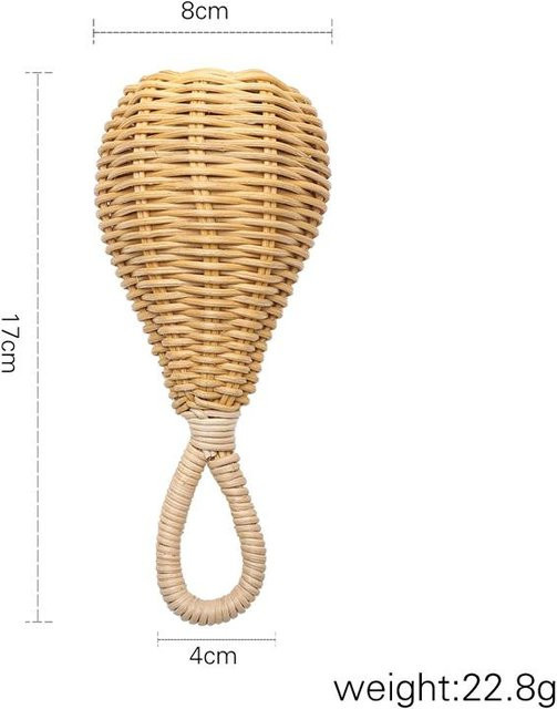 Binchi Outdoor Product Rattan-Rasseln, Pädagogisches Spielzeug, Holz - Bild 1