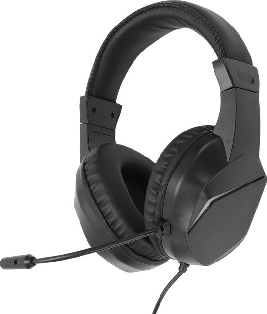 KONNWEI USB-A-Headset in Schwarz mit RGB-Beleuchtung, 7.1 Surround-Stereo, Geräuschunterdrückungsmikrofon und 40-mm-Treibern als Over-Ear-Kopfhörer für PC - Bild 1