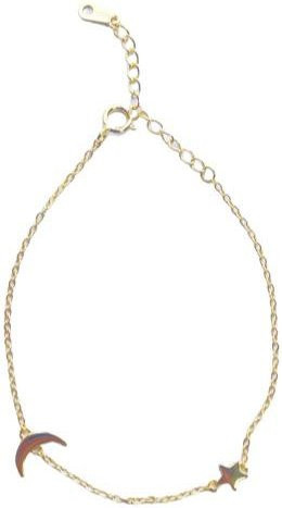 Lucky Star Jewelry Armband, 925 Silber, Stern und Mond, Damen - Bild 1