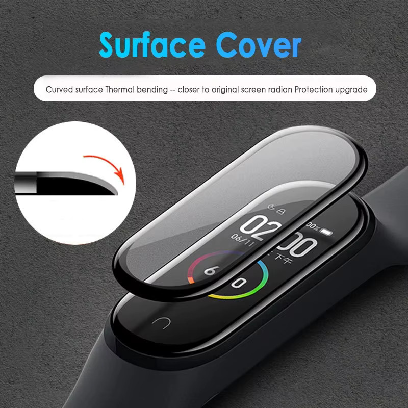 Xiaomi Smart Armband Schutzhülle, Silikon, Schwarz, Transparent - Bild 4