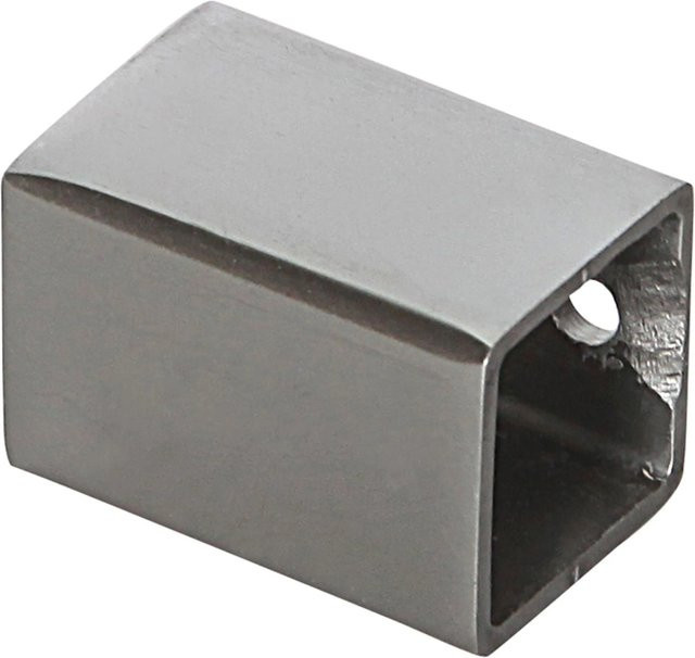 5 Aluminium Verbinder für Vierkantstäbe von Dieda in Silber - Bild 1