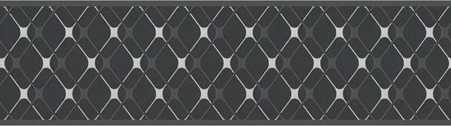 A.S. Création Selbstklebende Bordüre Geometrisch in Schwarz-Grau, B/H: 17 x 500 cm - Bild 1