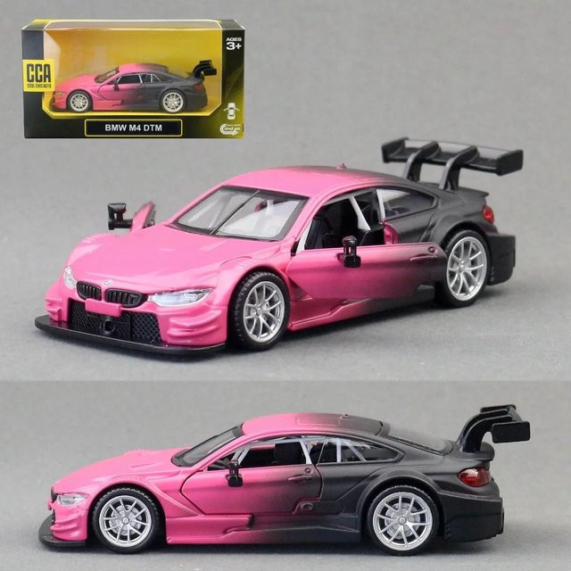 Linyi toy car Bmw M4 Dtm Pagani Racing Sportwagen Modell, 1:36, Metall, ab 4 Jahren - Bild 1