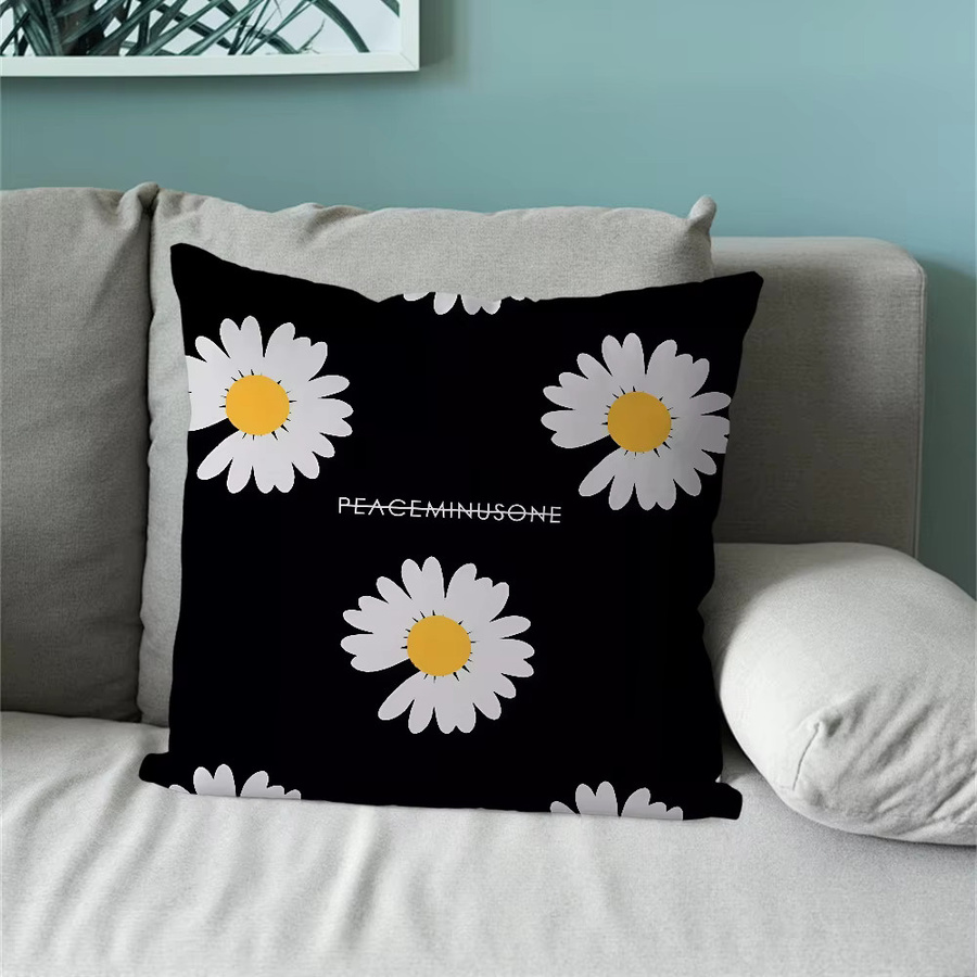 Dekorativer Peaceminusone Kissenbezug für Sofa und Schlafzimmer in Aesthetic Design - Bild 5