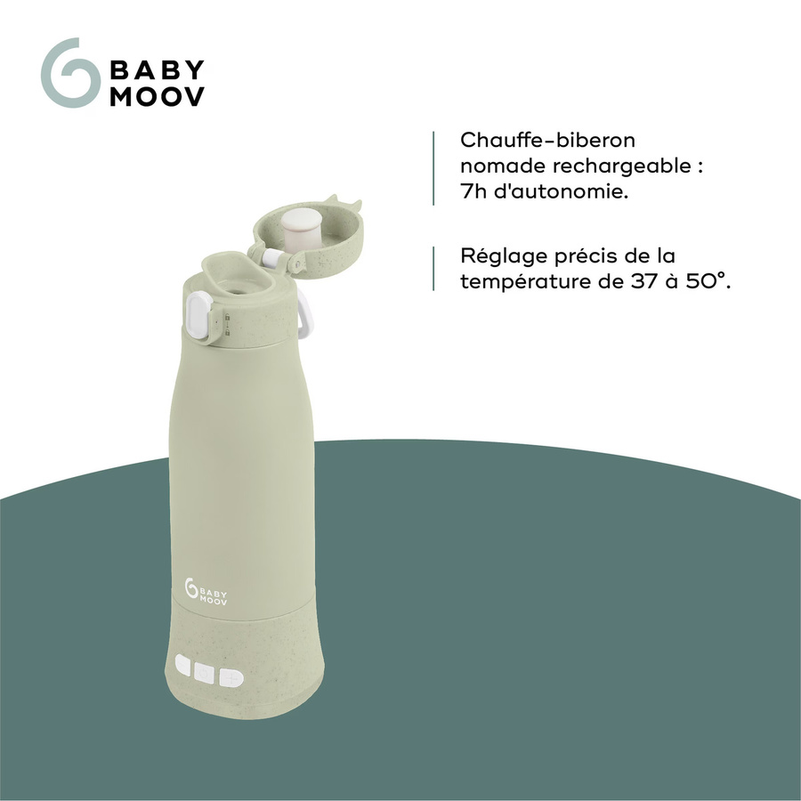 Babymoov Flaschenwärmer Moov&Feed in Grün - Bild 2