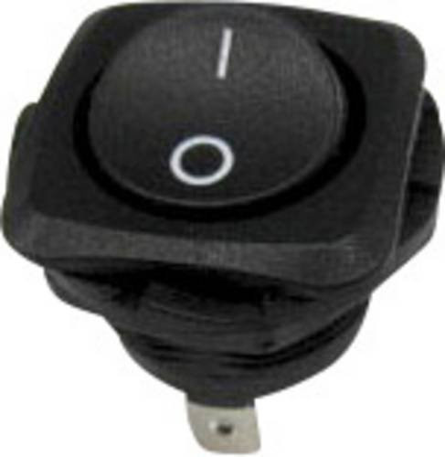 TRU Components Wippschalter TC-R13-135A-02 Schwarz 250 V/AC 10A 1 x Aus/Ein rastend - Bild 1