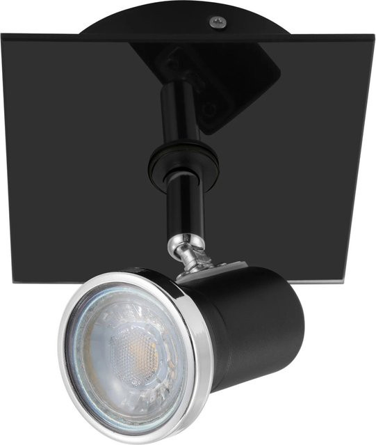 Eglo LED-Spot Tamara GU10 Schwarz aus Stahl und Glas für Feuchträume - Bild 2