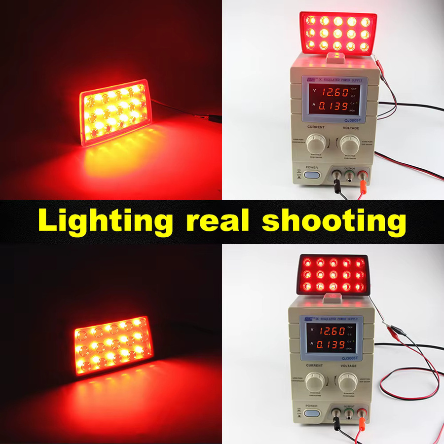 APMATAUTO LED Nebelschlussleuchte und Bremsleuchte für Subaru WRX STi XV Impreza, Schwarz/Rot, 12V, OEM 84913FG420 - Bild 3