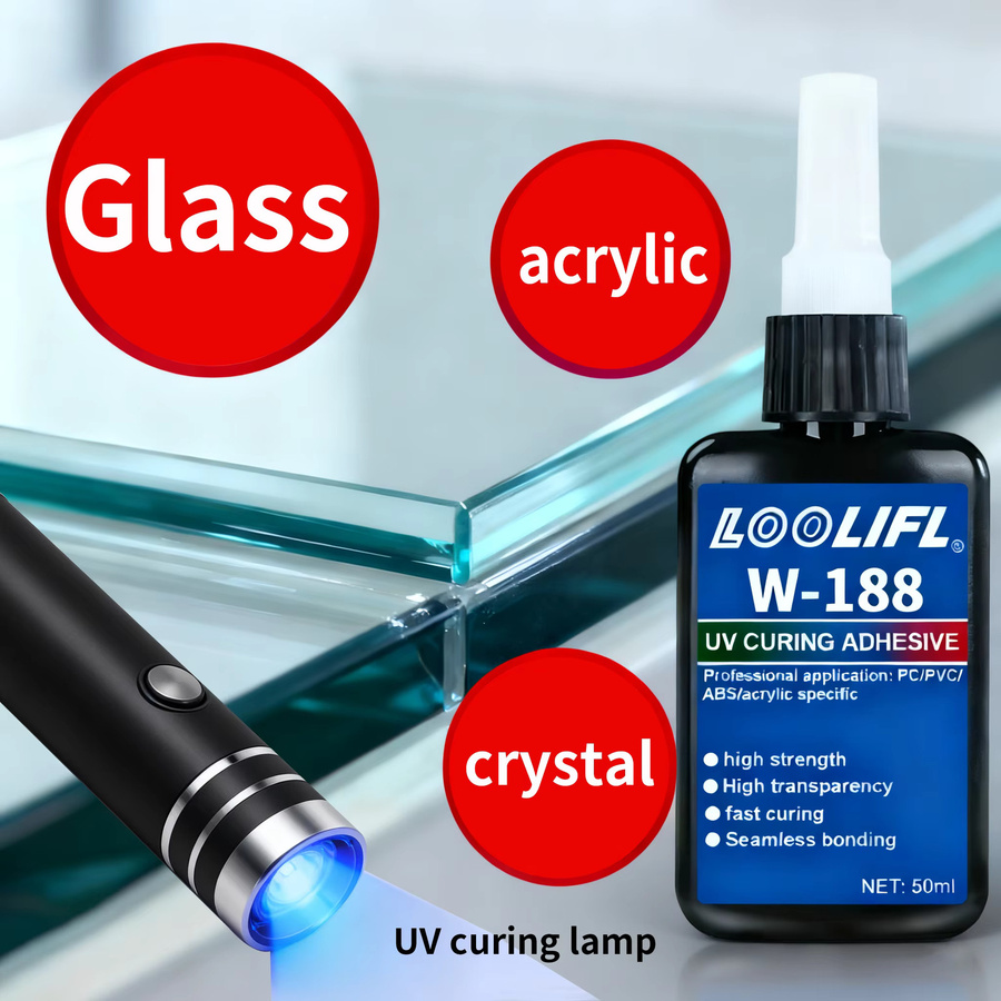 LOOLIF Transparenter Sekundenkleber für Glas, Metall, Kristall und Acryl, 50 ml - Bild 4