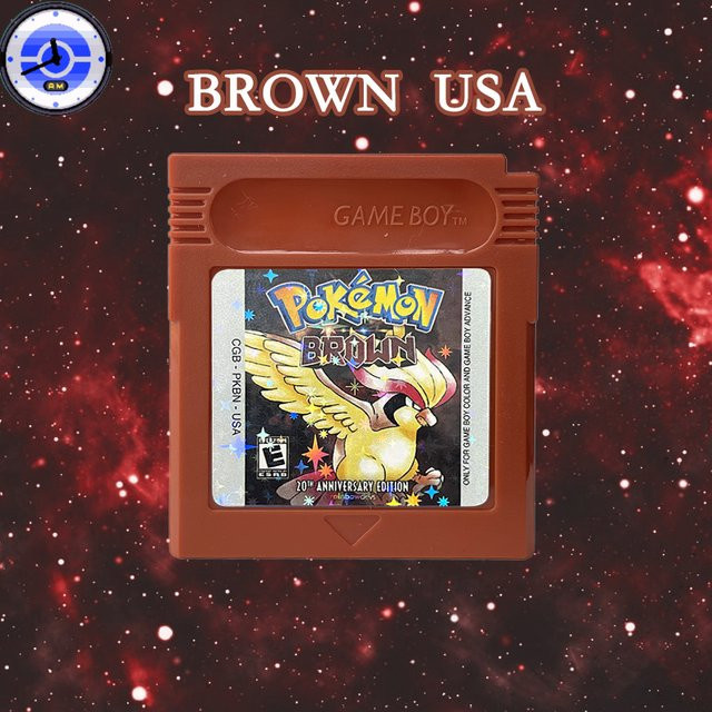 Pokémon 20. Jubiläumsausgabe GBC-Spiel für Game Boy Color, Bandai, Braun, Englisch, Modul/Cartridge - Bild 1